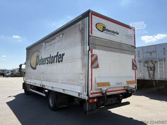 Бортовой грузовик с тентом IVECO EUROCARGO 140E PLANE, LBW BÄR, EURO 6, KLIMA
