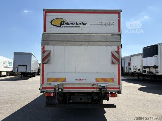 Бортовой грузовик с тентом IVECO EUROCARGO 140E PLANE, LBW BÄR, EURO 6, KLIMA