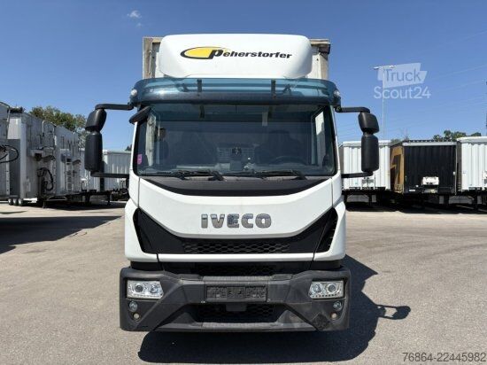 Бортовой грузовик с тентом IVECO EUROCARGO 140E PLANE, LBW BÄR, EURO 6, KLIMA