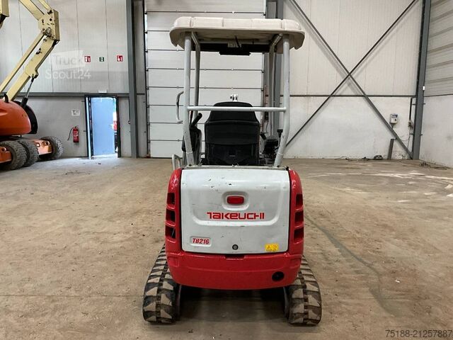 Minigraafmachine Takeuchi TB 216