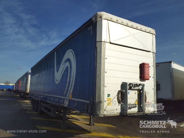 مقطورة نصفية مفتوحة مع قماش مشمع Schmitz Cargobull Semitrailer Curtainsider Mega