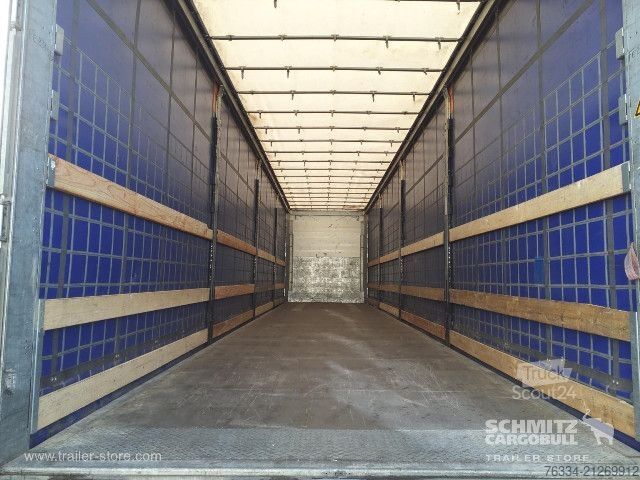 مقطورة نصفية مفتوحة مع قماش مشمع Schmitz Cargobull Semitrailer Curtainsider Mega