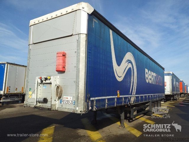مقطورة نصفية مفتوحة مع قماش مشمع Schmitz Cargobull Semitrailer Curtainsider Mega