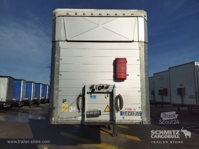 مقطورة نصفية مفتوحة مع قماش مشمع Schmitz Cargobull Semitrailer Curtainsider Mega