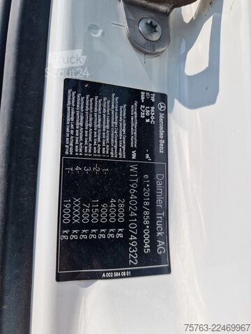 Sistema de braço de gancho Mercedes-Benz Arocs 2645 6x2*4 with Hydrodrive - Palfinger T1...