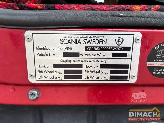 Transport de bovine Scania R500 6X2 V8 - vol lucht - 6x2*4 veewagen - 3 vl...