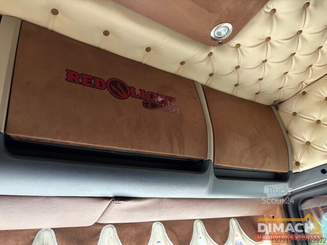Transport de bovine Scania R500 6X2 V8 - vol lucht - 6x2*4 veewagen - 3 vl...
