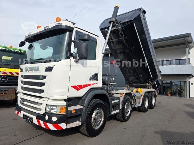 Autocarro ribaltabile SCANIA G450 / ISO Thermo Mulde / 8X4 / Opti Cruise