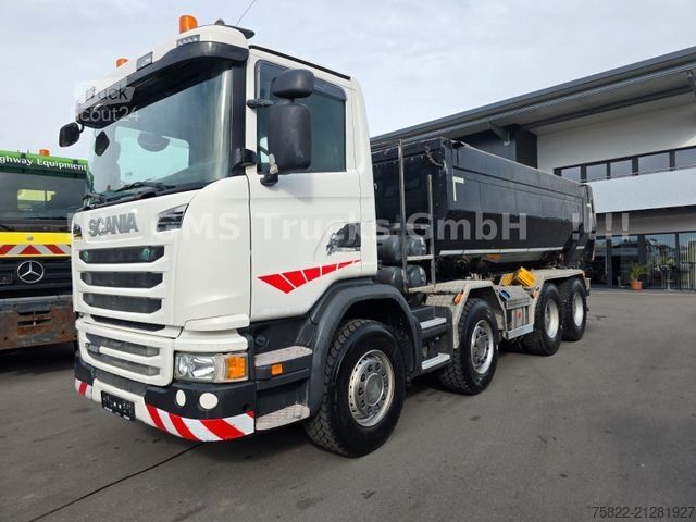Autocarro ribaltabile SCANIA G450 / ISO Thermo Mulde / 8X4 / Opti Cruise