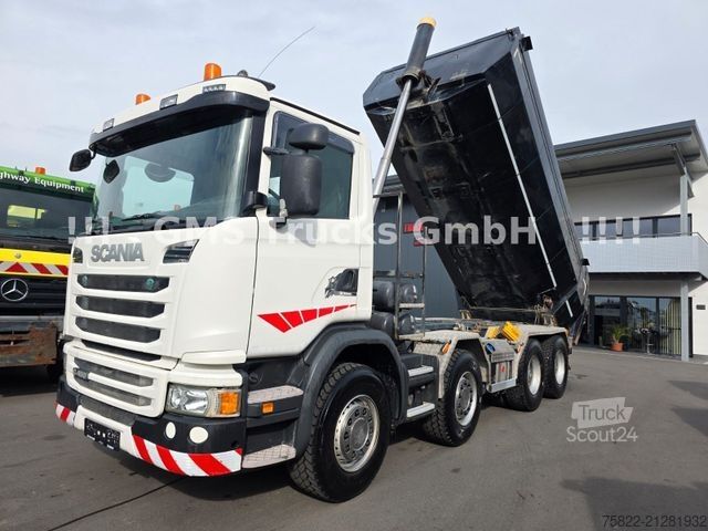 Autocarro ribaltabile SCANIA G450 / ISO Thermo Mulde / 8X4 / Opti Cruise
