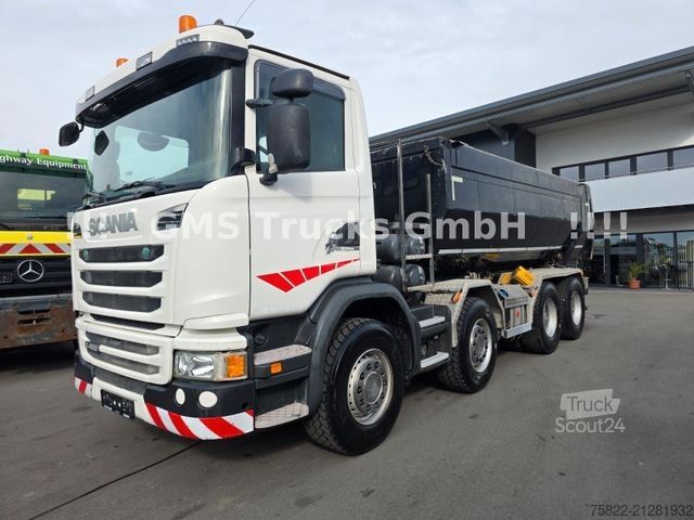 Autocarro ribaltabile SCANIA G450 / ISO Thermo Mulde / 8X4 / Opti Cruise