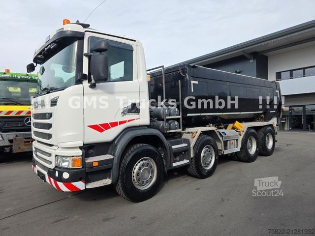 Autocarro ribaltabile SCANIA G450 / ISO Thermo Mulde / 8X4 / Opti Cruise