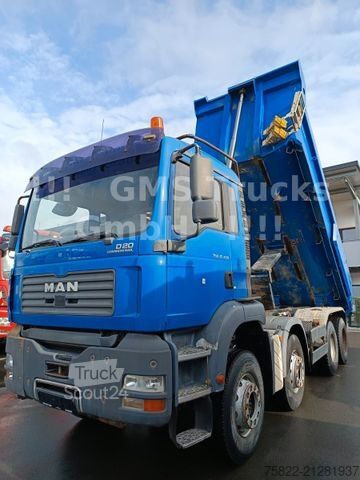 Camion benne MAN MAN TGA 35.430 / 8X4 / Meiller Mulde / BORDMATIK