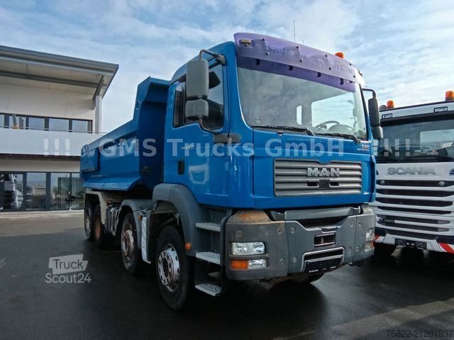 Camion benne MAN MAN TGA 35.430 / 8X4 / Meiller Mulde / BORDMATIK