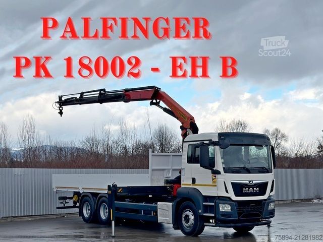 Żuraw samochodowy MAN TGS 26.360*PRITSCHE 7,60m *6x4 * KRAN/ FUNK