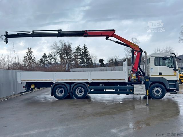 Żuraw samochodowy MAN TGS 26.360*PRITSCHE 7,60m *6x4 * KRAN/ FUNK