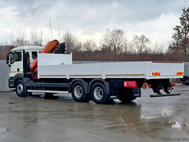 Żuraw samochodowy MAN TGS 26.360*PRITSCHE 7,60m *6x4 * KRAN/ FUNK