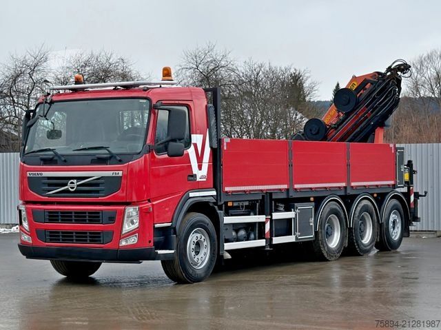 Żuraw samochodowy VOLVO FM 420 PRITSCHE 6,40m *PK 34002 SH + FUNK/8x4