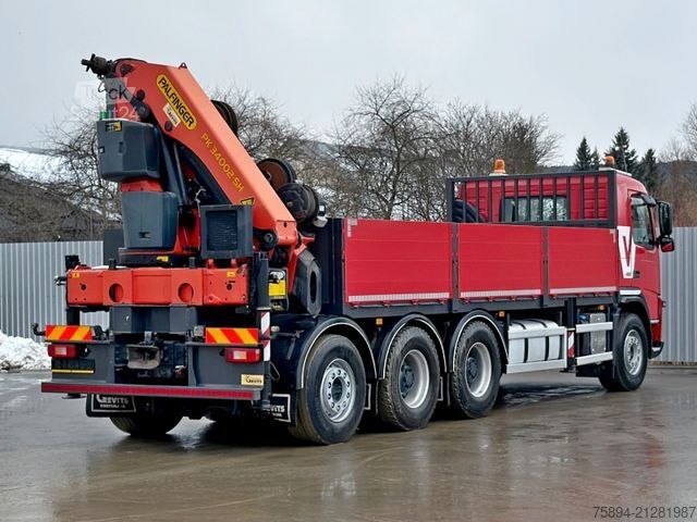 Żuraw samochodowy VOLVO FM 420 PRITSCHE 6,40m *PK 34002 SH + FUNK/8x4