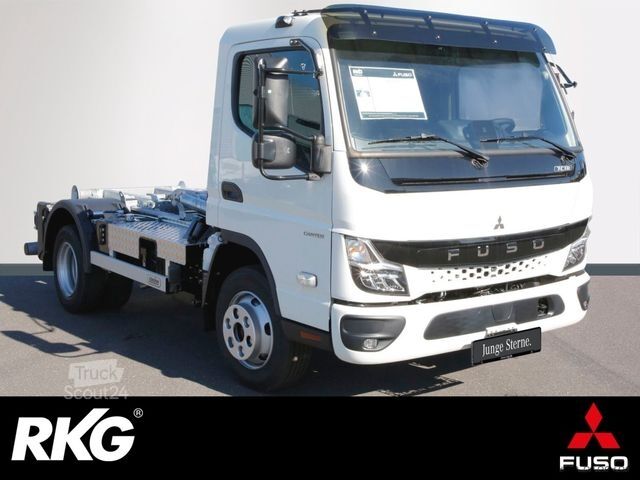 Kravas mikroautobuss ar pašizgāzēju FUSO CANTER 7C18 2800 UNSINN Abroller KLIMA KAMERA