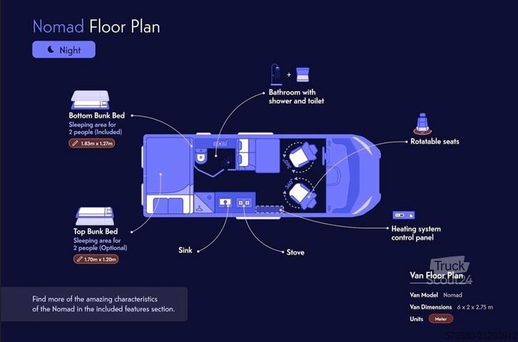 Obytný vůz Fiat Ducato Weinsberg Carabus 600 K | 2023 | EURO6 | Professioneller Verkäufer