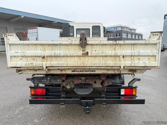 Véhicule utilitaire Iveco 80E17 3-S-Kipper 2xAHK TÜV 2. Hand 3 Sitzplätze