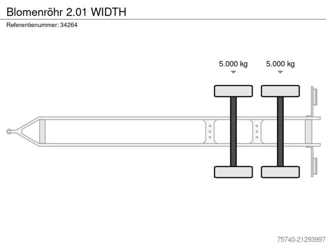 Furgón portacoches Blomenröhr 2.01 WIDTH