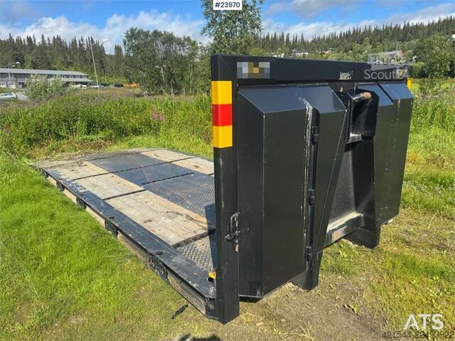 System ramion hakowych Scania R660 Tridem Hooklift Truck with Snow Plough Equipm