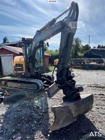 Lánctalpas kotrógép Volvo ECR 50D Excavator - Tilt and 2 buckets