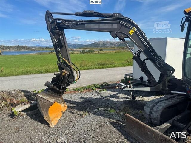 Pásový bager Volvo ECR 50D Excavator - Tilt and 2 buckets