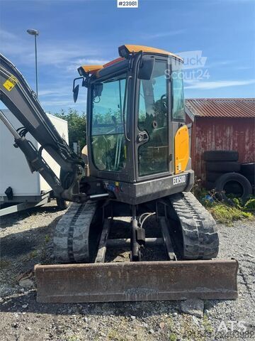 Pásový bager Volvo ECR 50D Excavator - Tilt and 2 buckets