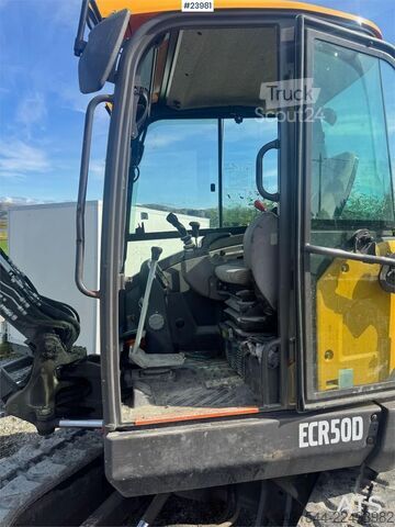 Pásový bager Volvo ECR 50D Excavator - Tilt and 2 buckets