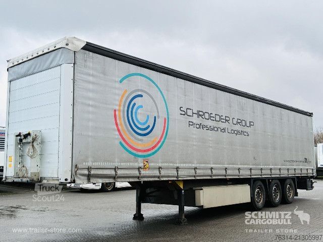 Atvira puspriekabė su tentu Schmitz Cargobull Curtainsider Coil Getränke