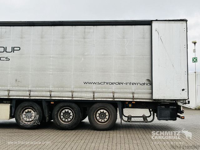 Atvira puspriekabė su tentu Schmitz Cargobull Curtainsider Coil Getränke