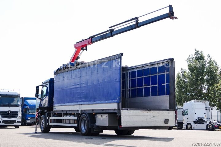 Kamyon üzerine monteli vinç MERCEDES-BENZ Actros 1836 Stahl Transport Kran Fassi F125 Funk