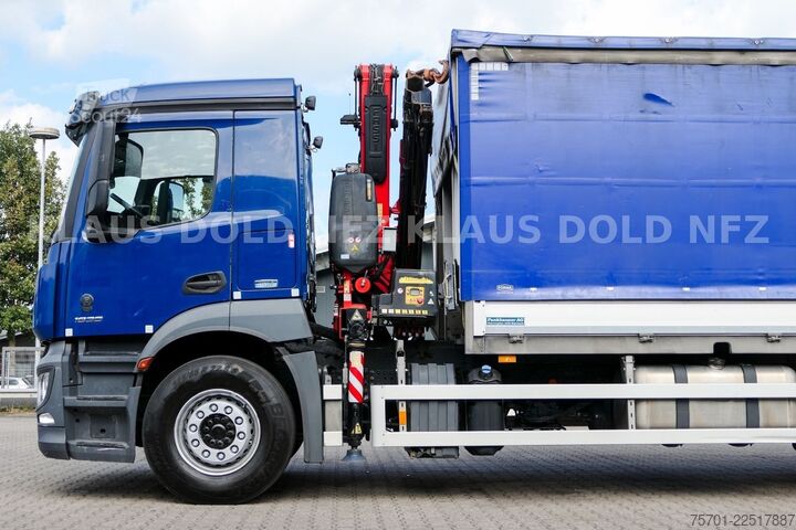 Kamyon üzerine monteli vinç MERCEDES-BENZ Actros 1836 Stahl Transport Kran Fassi F125 Funk