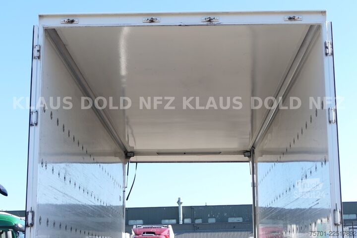 Dobozos pótkocsi SPIER AGL 290 Koffer 47m³ Durchladeeinrichtung LBW