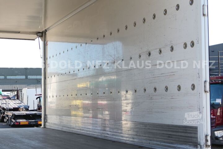 Dobozos pótkocsi SPIER AGL 290 Koffer 47m³ Durchladeeinrichtung LBW