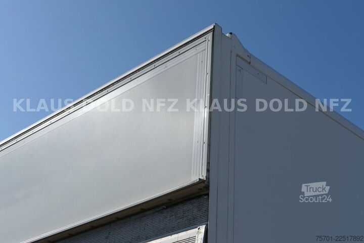 Dobozos pótkocsi SPIER AGL 290 Koffer 47m³ Durchladeeinrichtung LBW