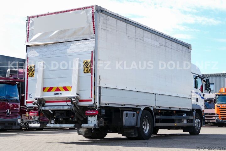 Ladbil med presenning MAN TGM 18.320 Pritsche Plane LBW Euro 6