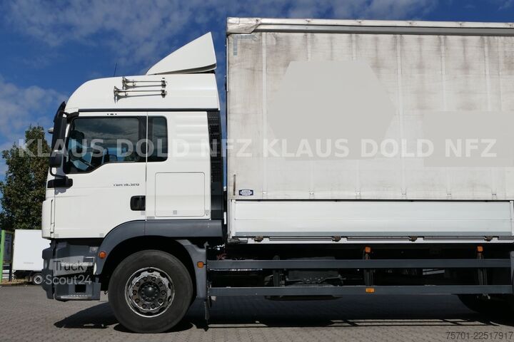 Ladbil med presenning MAN TGM 18.320 Pritsche Plane LBW Euro 6