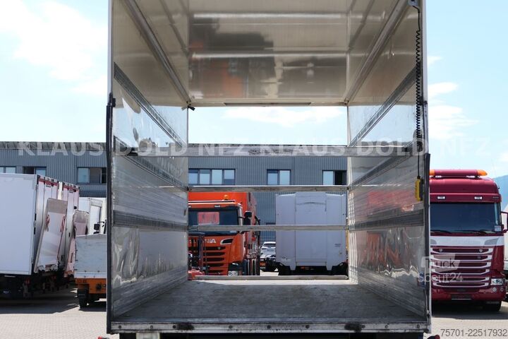 Dobozos pótkocsi SPIER AGL 290 Koffer 47m³ Durchladeeinrichtung LBW