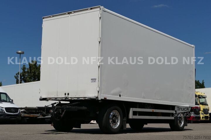Dobozos pótkocsi SPIER AGL 290 Koffer 47m³ Durchladeeinrichtung LBW