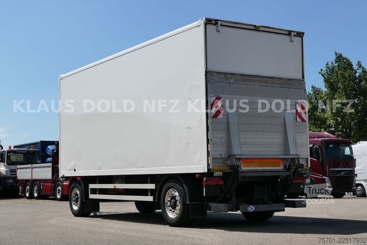 Dobozos pótkocsi SPIER AGL 290 Koffer 47m³ Durchladeeinrichtung LBW