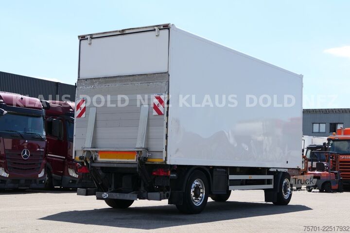 Dobozos pótkocsi SPIER AGL 290 Koffer 47m³ Durchladeeinrichtung LBW