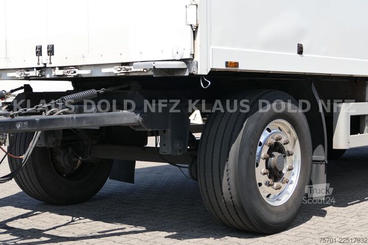 Dobozos pótkocsi SPIER AGL 290 Koffer 47m³ Durchladeeinrichtung LBW