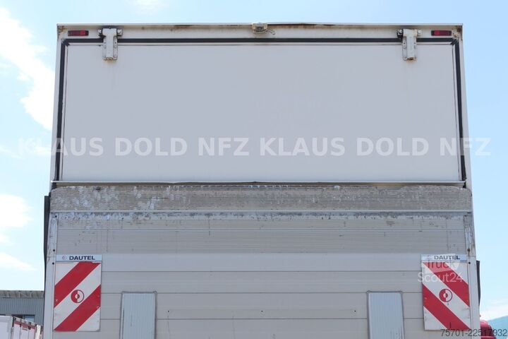 Dobozos pótkocsi SPIER AGL 290 Koffer 47m³ Durchladeeinrichtung LBW