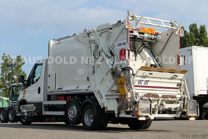 Søppelbilen IVECO 50-180 Müllwagen MOL Liftachse Euro 6