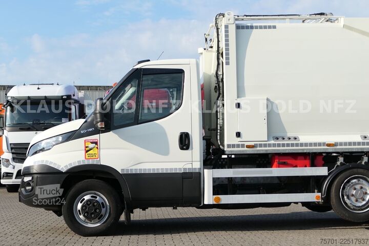 Søppelbilen IVECO 50-180 Müllwagen MOL Liftachse Euro 6