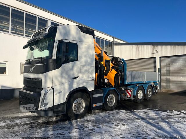 Platós teherautó VOLVO FH 540 8x2 EFFER Kran Sattelzugmaschine